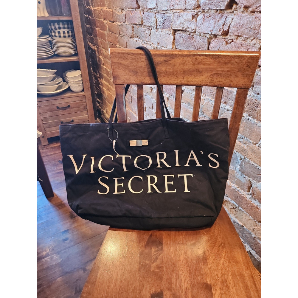 NWT! Victoria's Secret Black Tote Bag